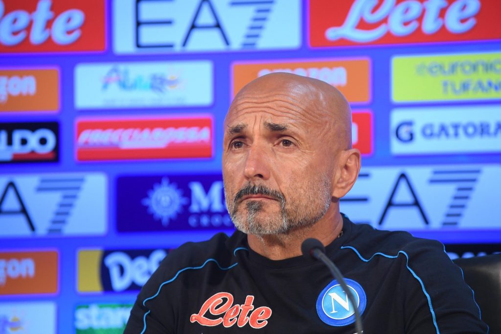 conferenza spalletti stampa ssc napoli calcio, auto rubata