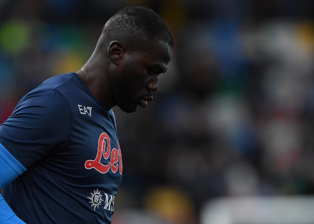 kalidou koulibaly allenamento riscaldamento ssc napoli calcio udinese