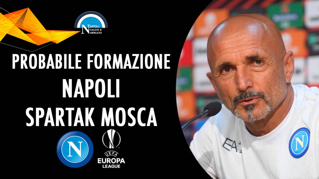 Probabili formazioni Napoli-Spartak Mosca 