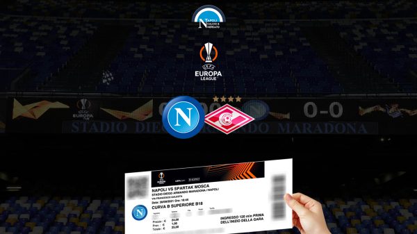 prossima partita europa league napoli spartak mosca biglietti prezzi