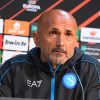 conferenza stampa spalletti barcellona napoli europa league