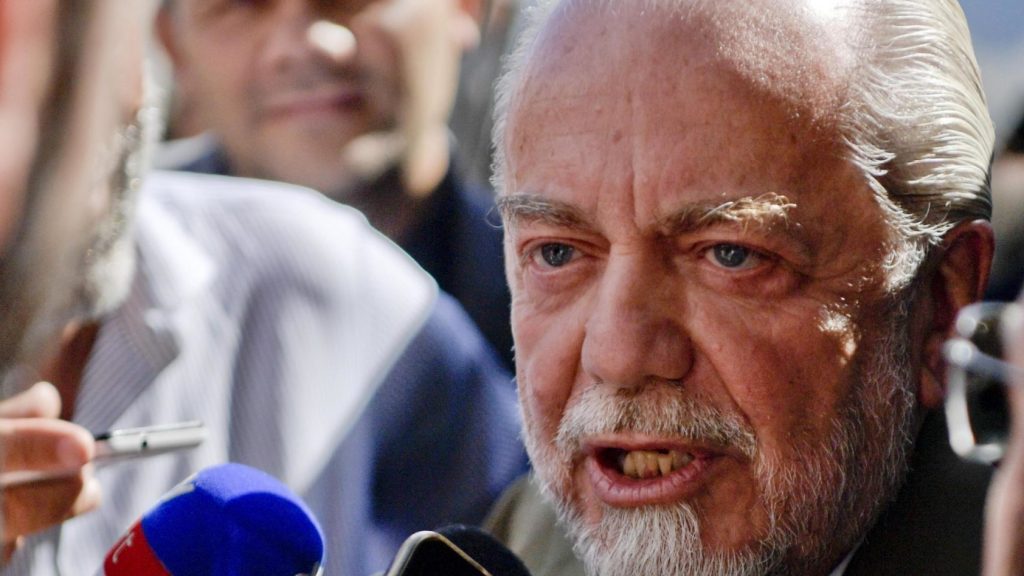 Aurelio De Laurentiis. presidente SSC Napoli