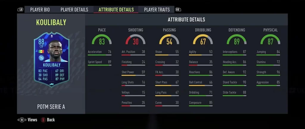 koulibaly potm fifa 22