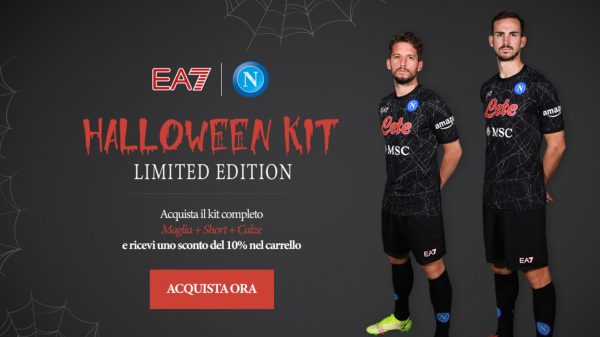 nuova maglia napoli halloween prezzo dove acquistare acquistarla amazon promozione prezzi