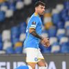 Petagna in campo con il Napoli