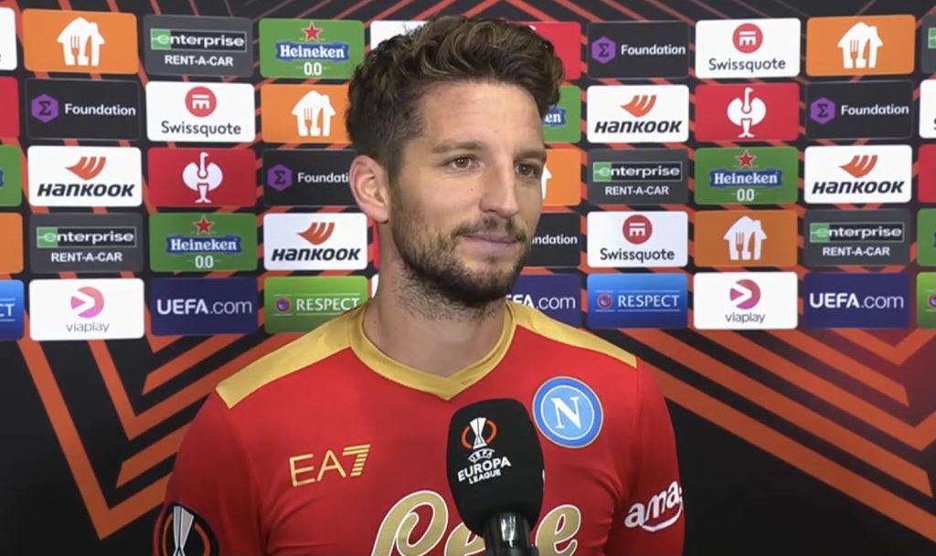 Dries Mertens a Sky Sport