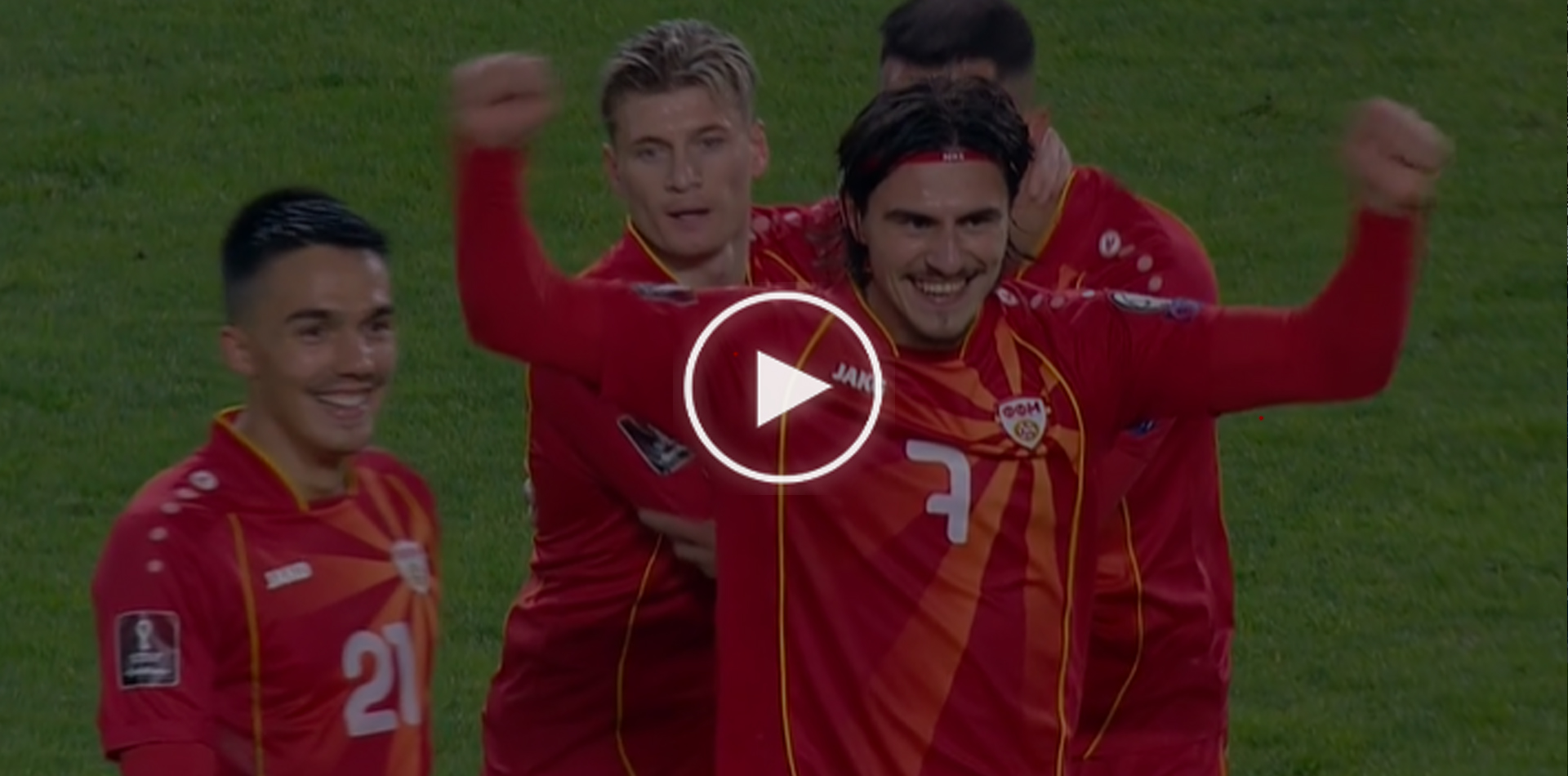 eljif elmas video gol macedonia calcio qualificazioni mondiali 2022