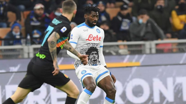 Anguissa in azione in Inter-Napoli