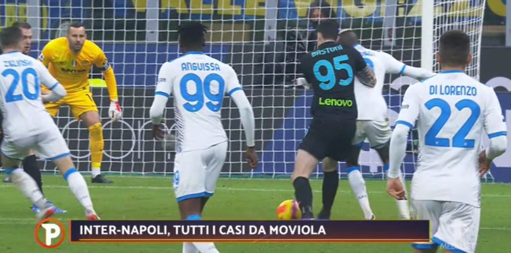 inter napoli moviola secondo tempo rigore osimhen