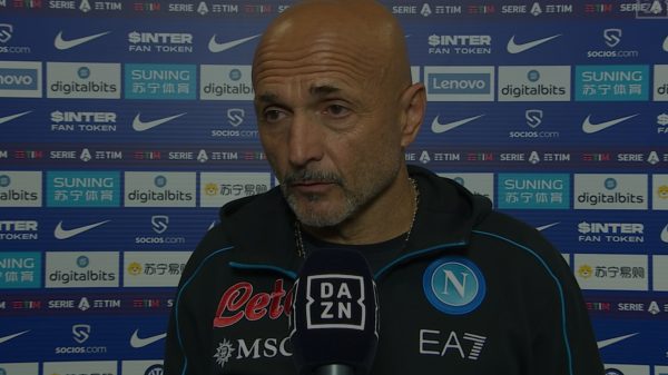 luciano spalletti a dazn intervista inter napoli