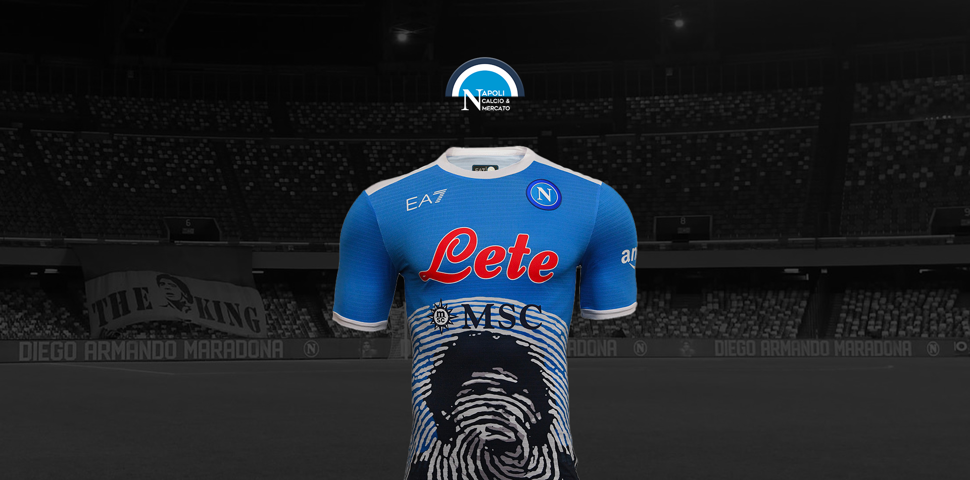 maglia napoli 2022 2021 ea7 maradona game napoli-lazio serie a