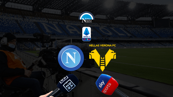 napoli hellas verona dove vederla streaming tv diretta sky dazn