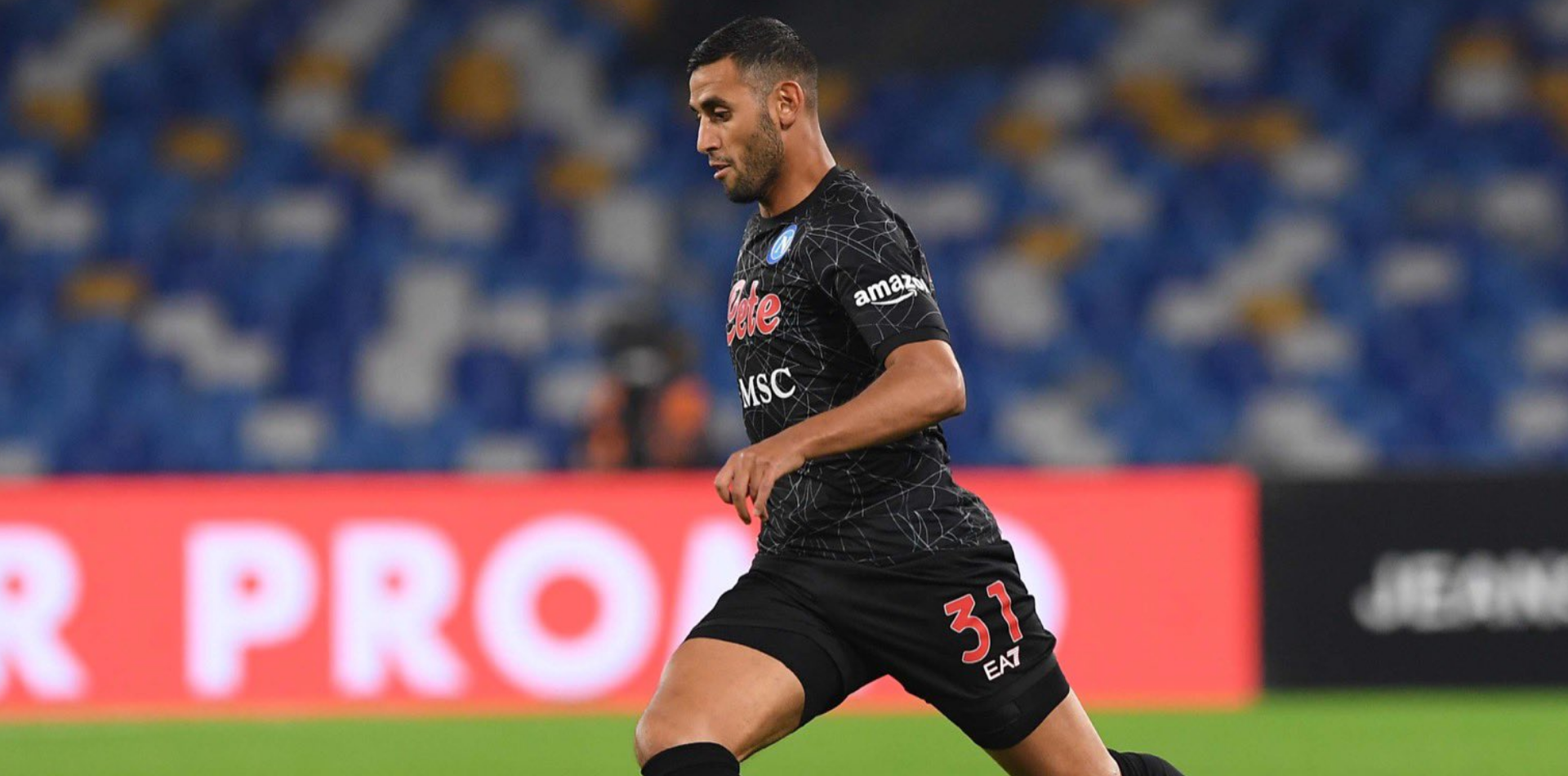 Ghoulam in azione con la maglia del Napoli