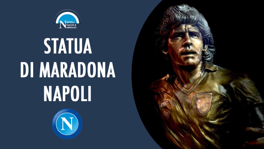 statua di maradona napoli distinti comune artista domenico sepe