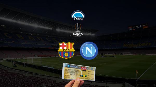 biglietti barcellona napoli europa league 17 febbraio 2022 europa league sorteggio playoff camp nou settore ospiti