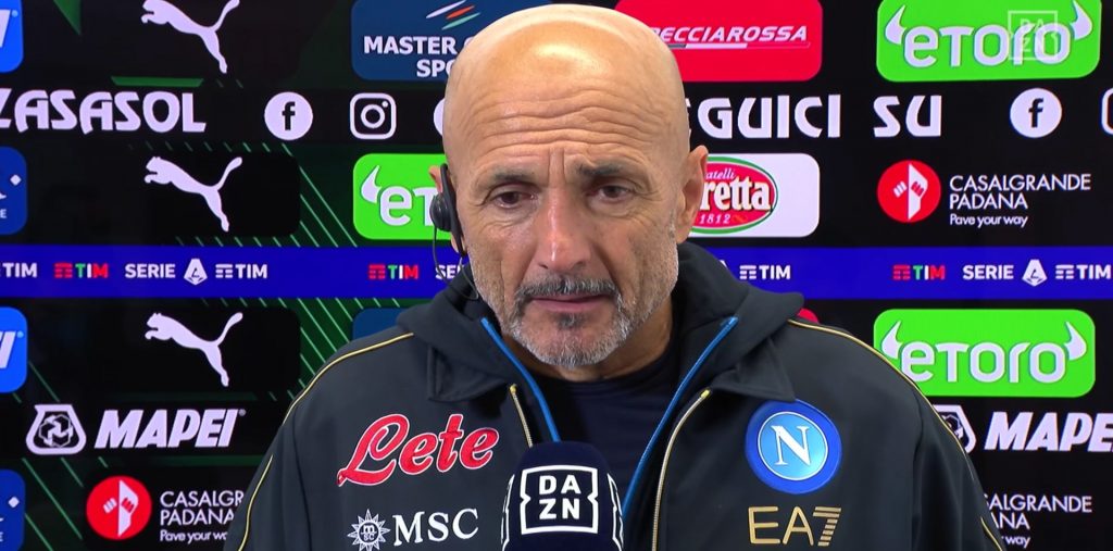 intervista spalletti dazn napoli empoli