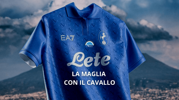 maglia napoli con cavallo