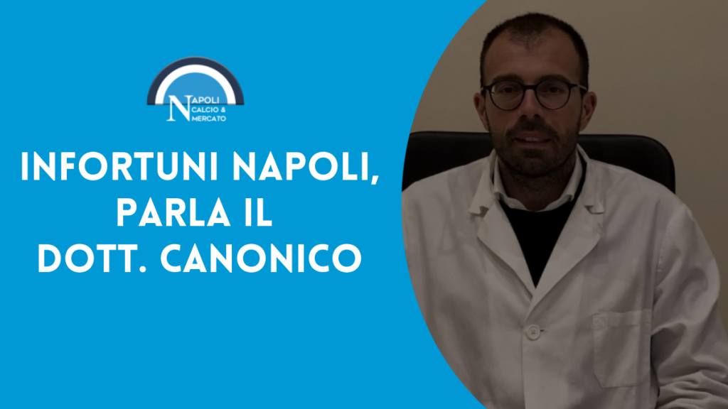 ssc napoli infortuni napoli dottor canonico intervista radio kiss kiss napoli koulibaly anguissa fabian ruiz insigne condizioni tempi di recupero