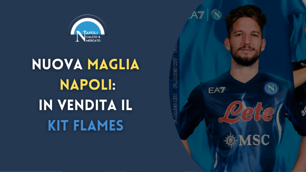 Nuova maglia Napoli EA7 Flames prezzo e dove acquistare
