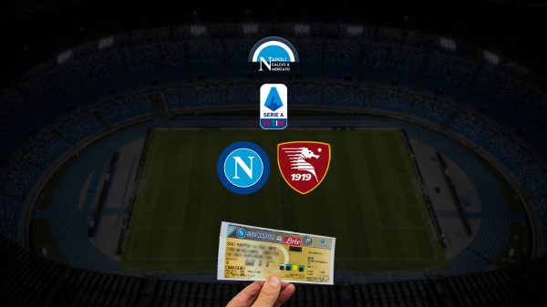 biglietti napoli salernitana serie a prezzi settori curva distinti tribuna