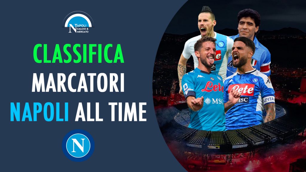 classifica marcatori napoli all time storia mertens insigne hamsik maradona record sscnapoli