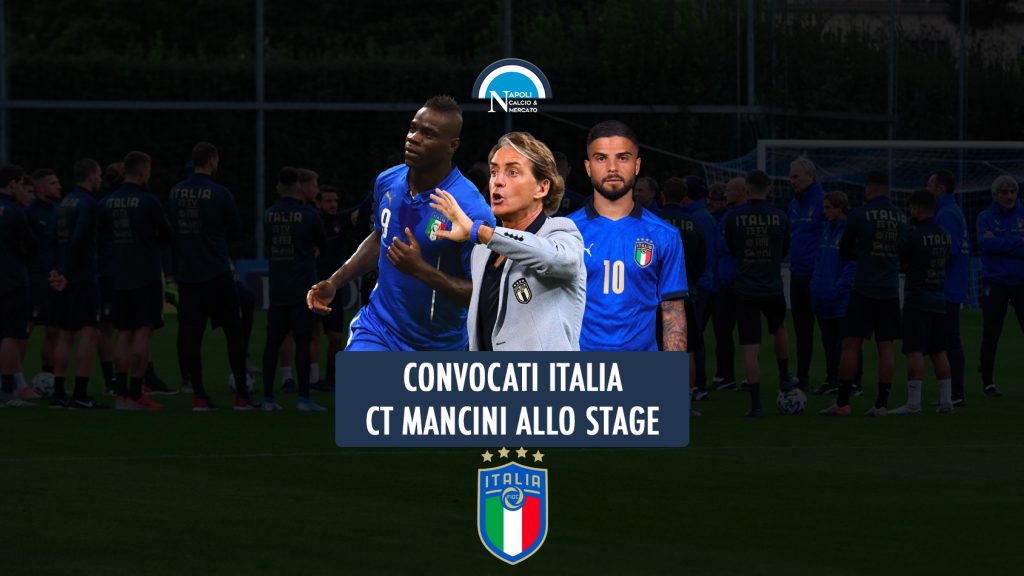 Convocati Italia per lo stage di Mancini: c’è Balotelli! 3 del Napoli in lista