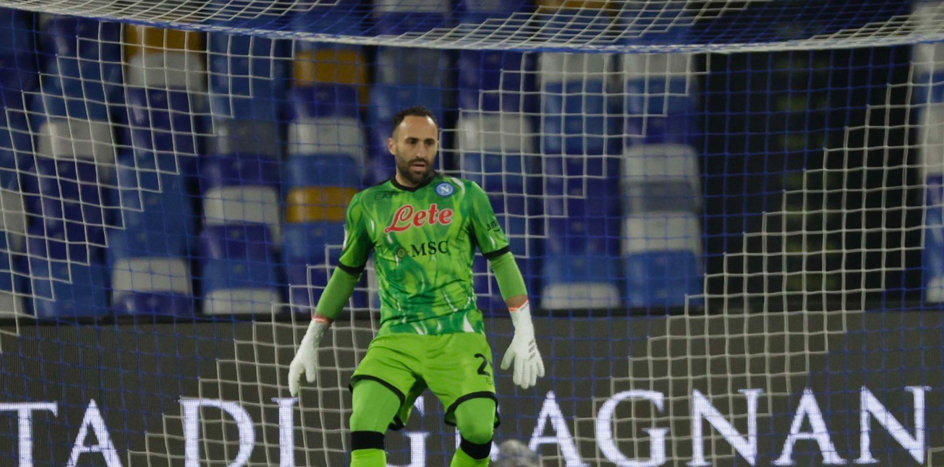 david ospina infortunio napoli fiorentina coppa italia