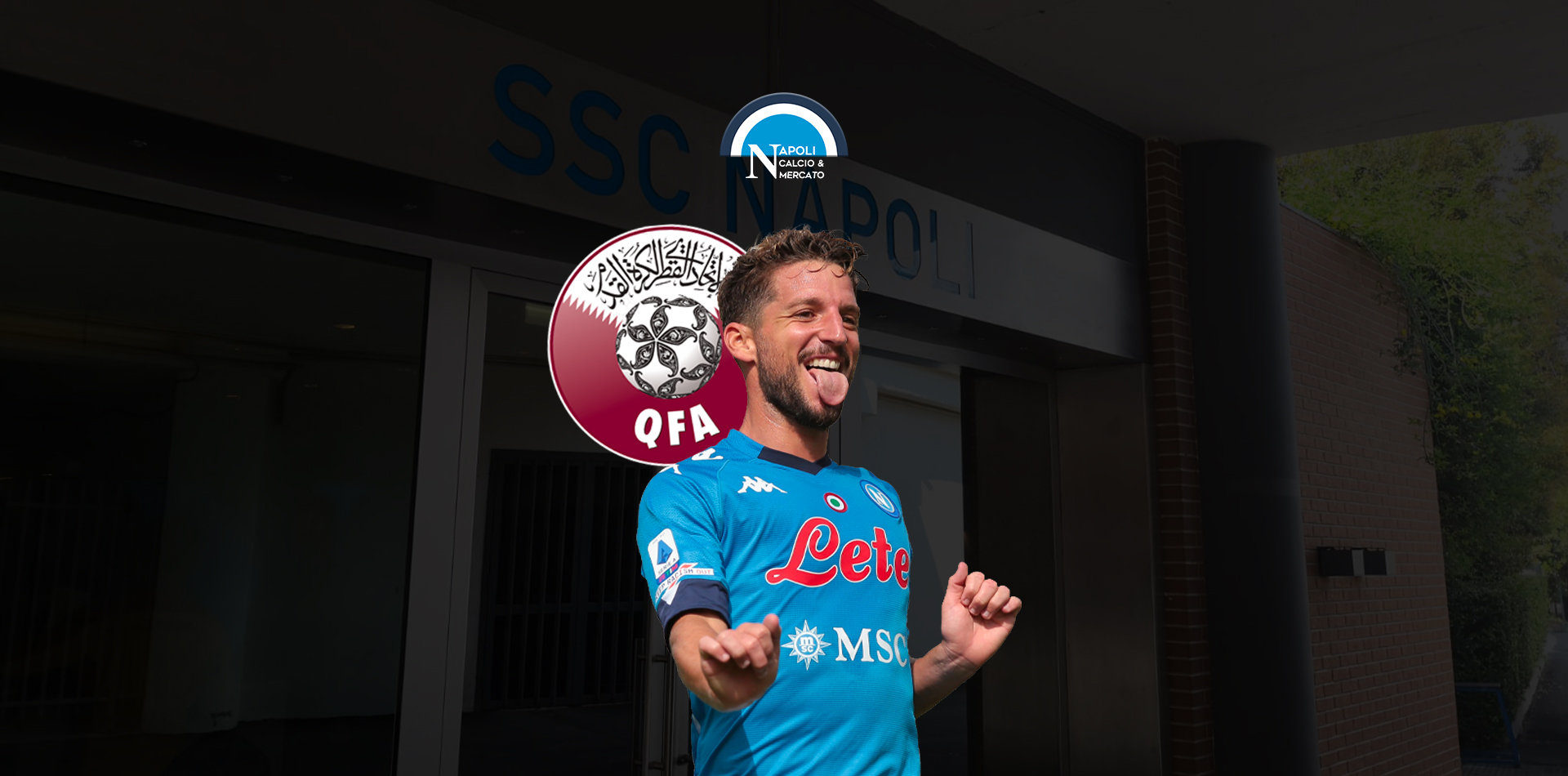 dries mertens addio napoli offerta faraonica qatar calcio mercato