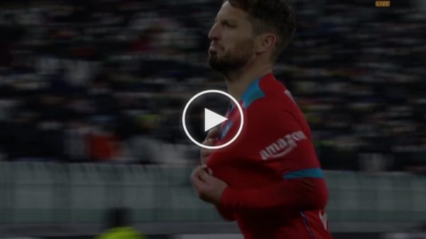 highlights juve napoli gol video mertens chiesa