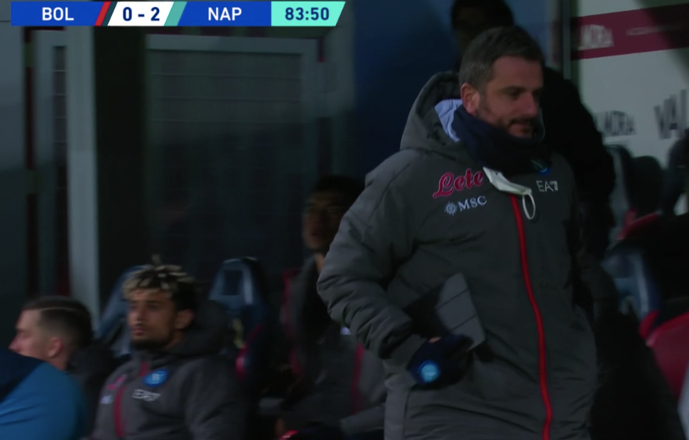 Simone Beccaccioli, match analyst SSC Napoli