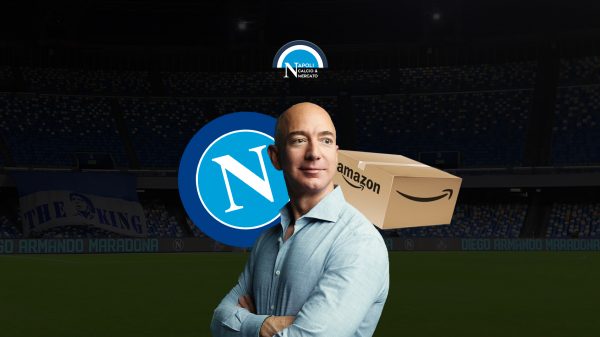 jeff bezos napoli compra il napoli sscnapoli amazon de laurentiis vende stadio amazon arena maradona