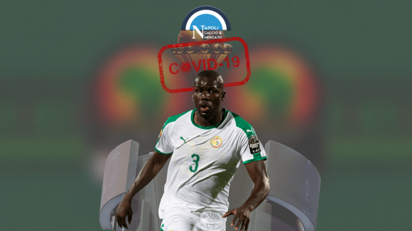 koulibaly positivo koulibaly covid napoli senegal coppa d'africa