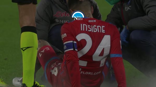 lorenzo insigne infortunio injury diagnosi stiramento napoli sampdoria