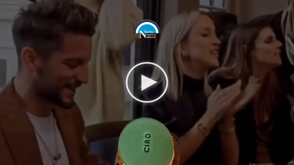 nome figlio dries ciro mertens baby shower festa video