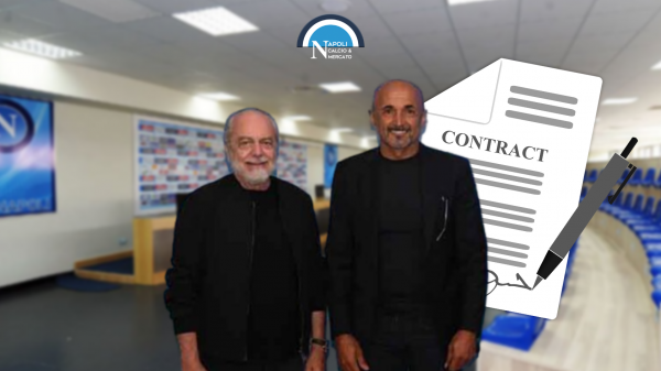 rinnovo spalletti napoli calciomercato firma due anni de laurentiis