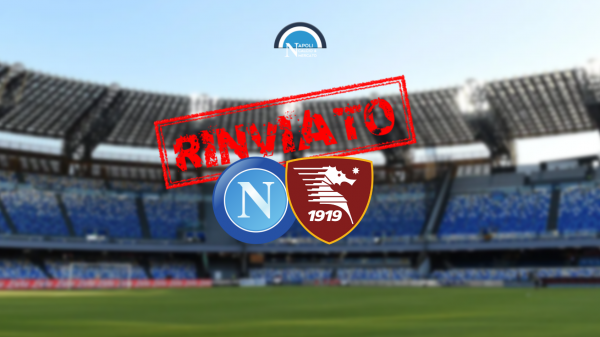 rinvio napoli salernitana covid positivi contagiati comunicato ufficiale