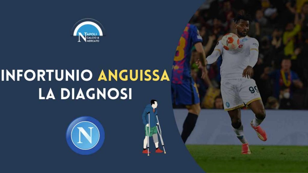 infortunio anguissa rientro diagnosi tempi di recupero barcellona napoli