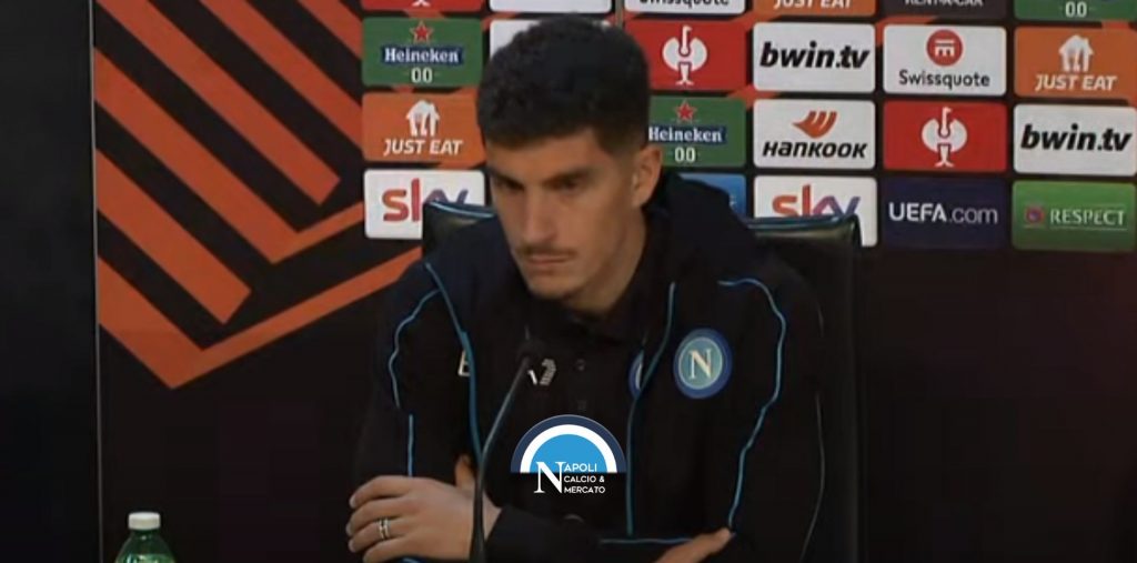 conferenza di lorenzo napoli barcellona dichiarazioni live europa league