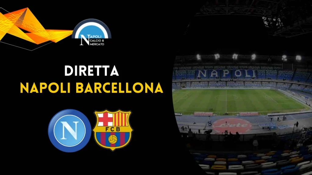 diretta napoli barcellona live testuale sintesi cronaca tabellino napoli-barcellona europa league