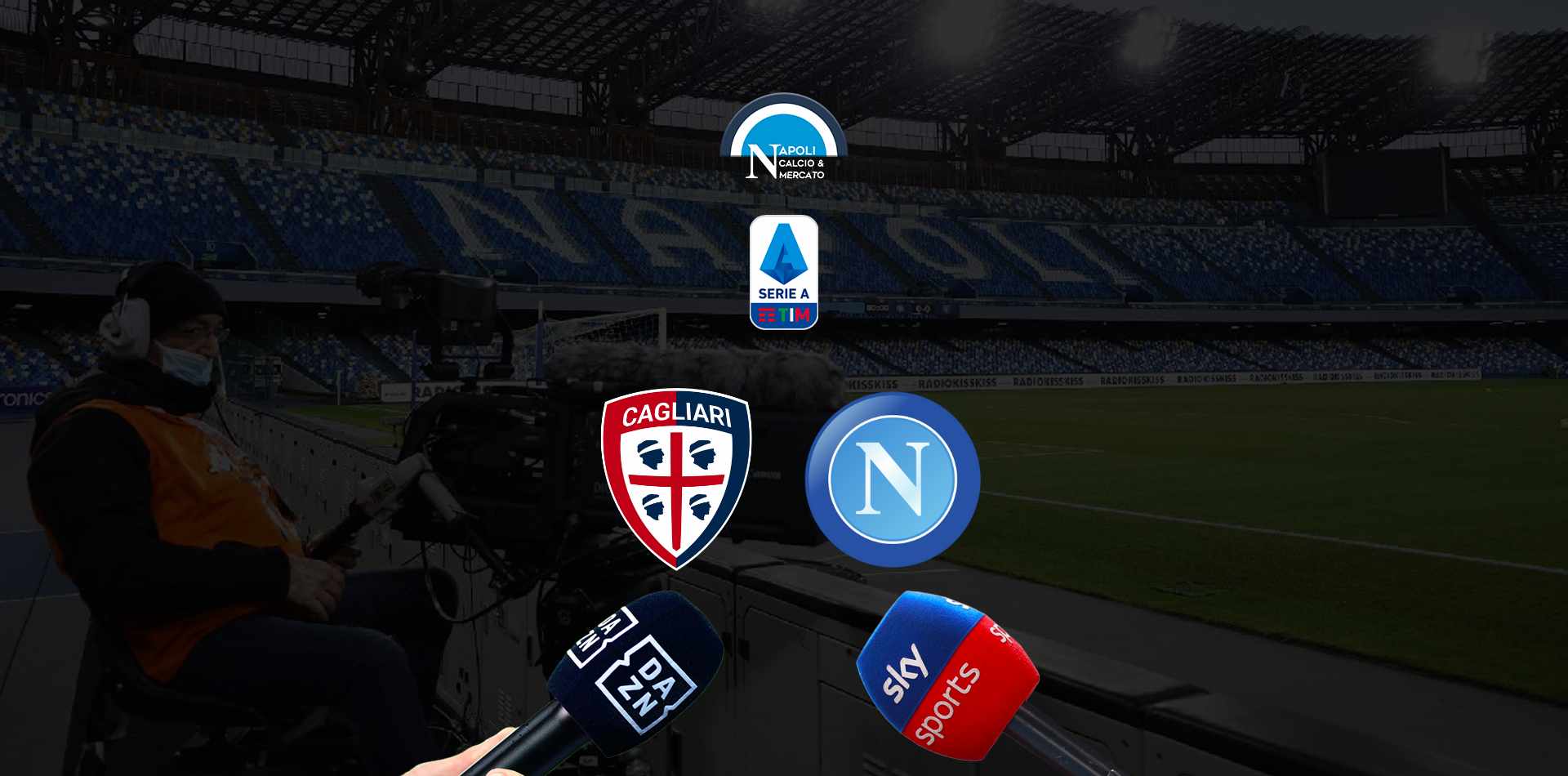 dove vedere cagliari napoli tv streaming sky dazn