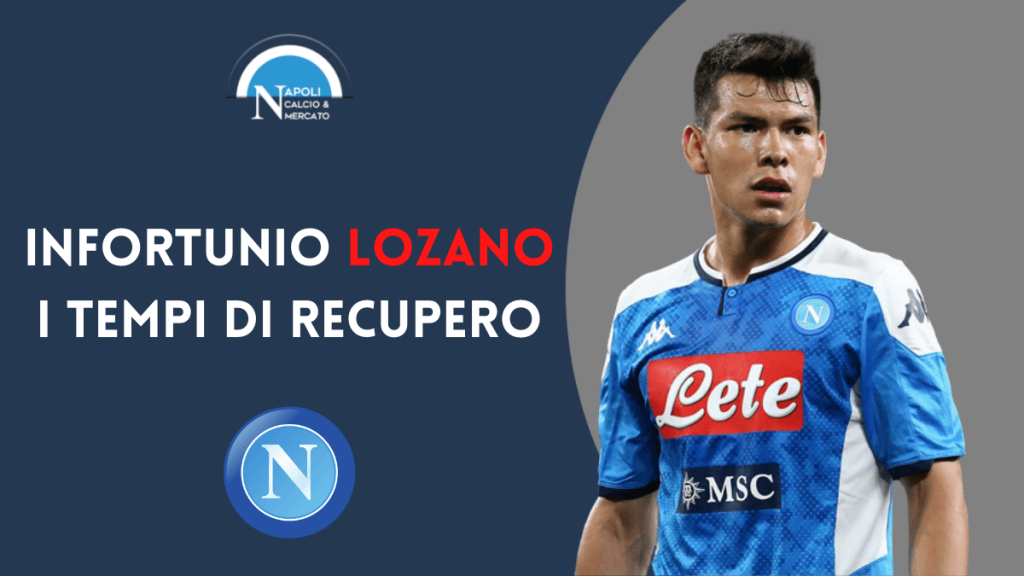 rientro lozano infortunio tempi di recupero calcio napoli