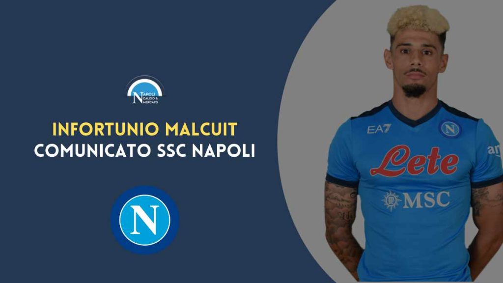 malcuit infortunio comunicato diagnosi napoli rientro tempi di recupero