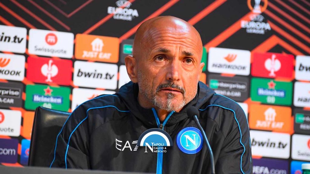 napoli barcellona conferenza spalletti europa league