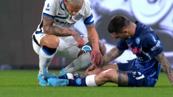 politano infortunio tempi di recupero rientro comunicato ufficiale ssc napoli