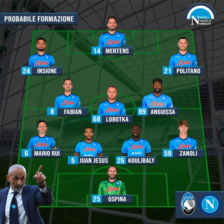 atalanta napoli ecco la probabile formazione di spalletti a bergamo