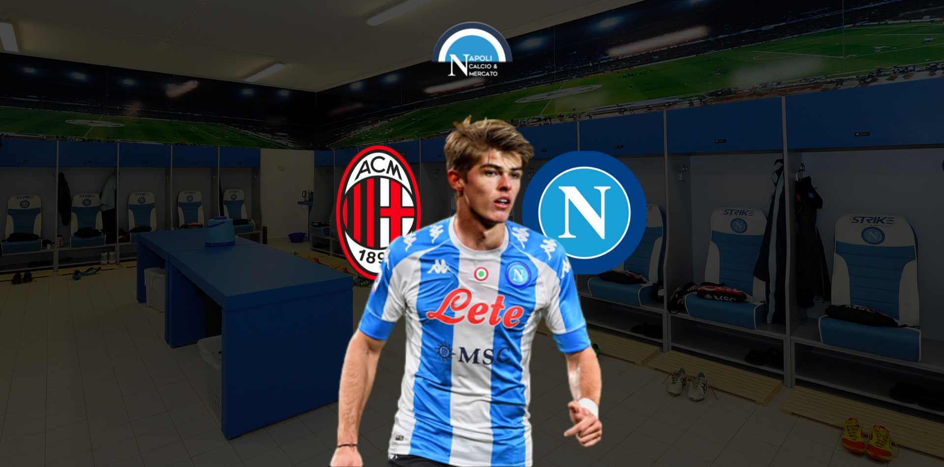 calciomercato napoli charles De Ketelaere club bruges concorrenza milan asta estate