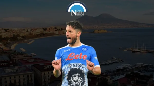 calciomercato napoli rinnovo dries mertens via parametro zero giugno estate de laurentiis