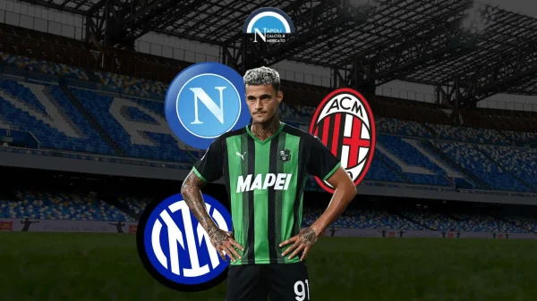 calciomercato napoli scamacca napoli futuro estate concorrenza milan inter sassuolo