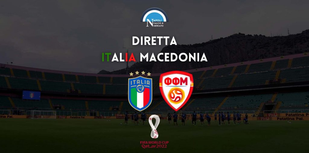 diretta italia macedonia playoff qualificazione qatar 2022 mondiali live testuale sintesi cronaca risultato tabellino