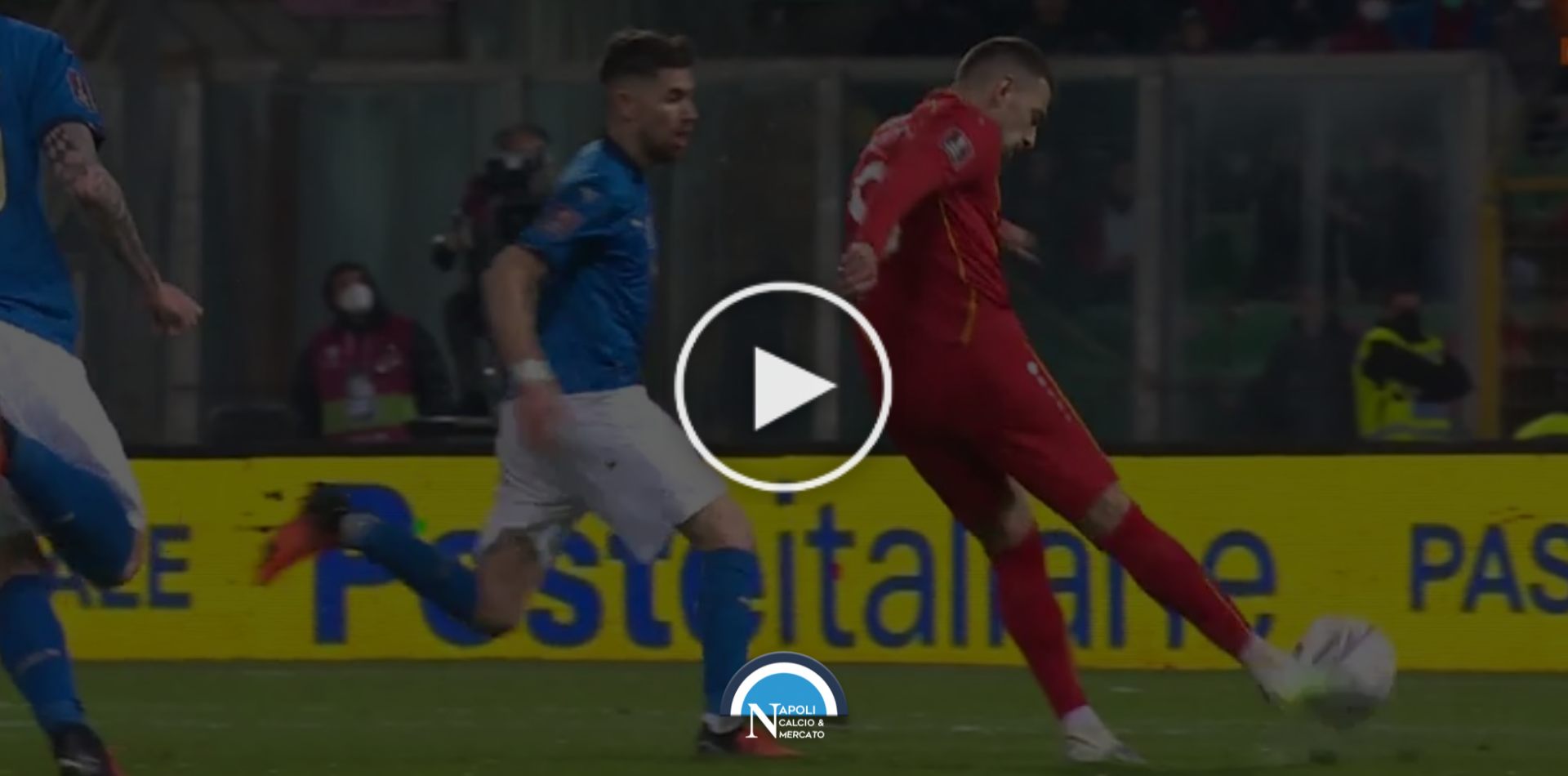 highlights italia macedonia del nord playoff qualificazione mondiali 2022 qatar gol trajkovski